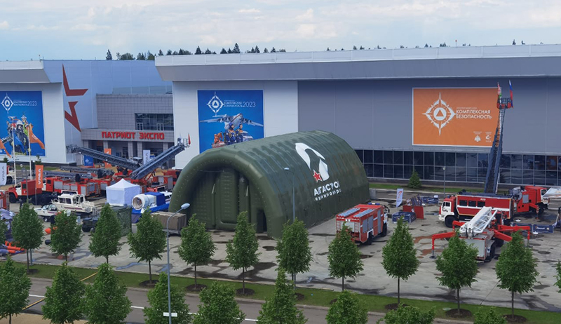 Пневмокаркасный ангар